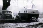 camping at the edge of the field